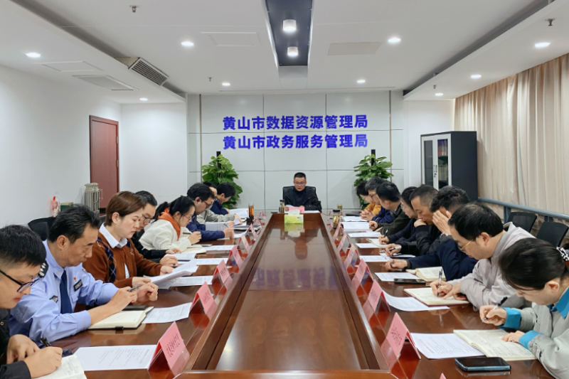 市数据资源局召开党组(扩大)会议深入学习宣传贯彻党的二十届四中全会精神