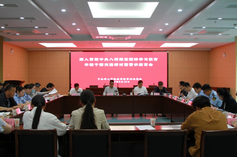 市数据资源局召开深入贯彻中央八项规定精神学习教育年轻干部交流研讨暨警示教育会
